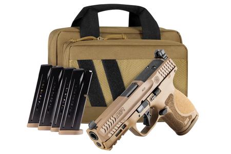 MP9 M2.0 COMPACT 9MM 4.07 IN BARREL FDE OPTIC READY NTS SAVIOR FDE BAG 5 MAGS
