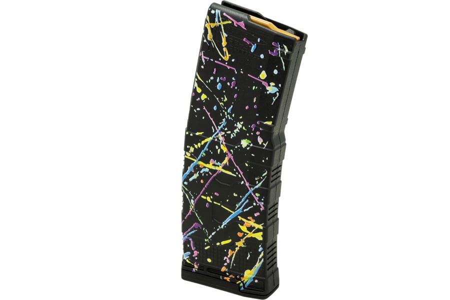 Amend2 AR-15 5.56 NATO 30 Round Magazine with Neon Splatter Finish