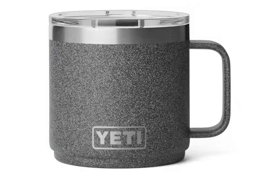 Yeti Coolers 14oz Rambler Stackable Mug with Durasip Ceramic, Black Stone