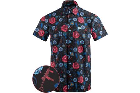 RETRO RIFLE FIESTA BLACK SS BUTTON DOWN SHIRT