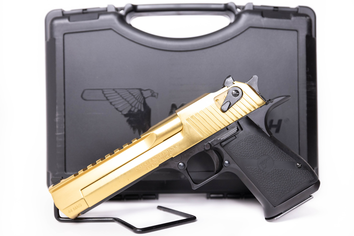 Magnum Research Desert Eagle 44 Magnum MK XIX Gold Factory Blemished Pistol