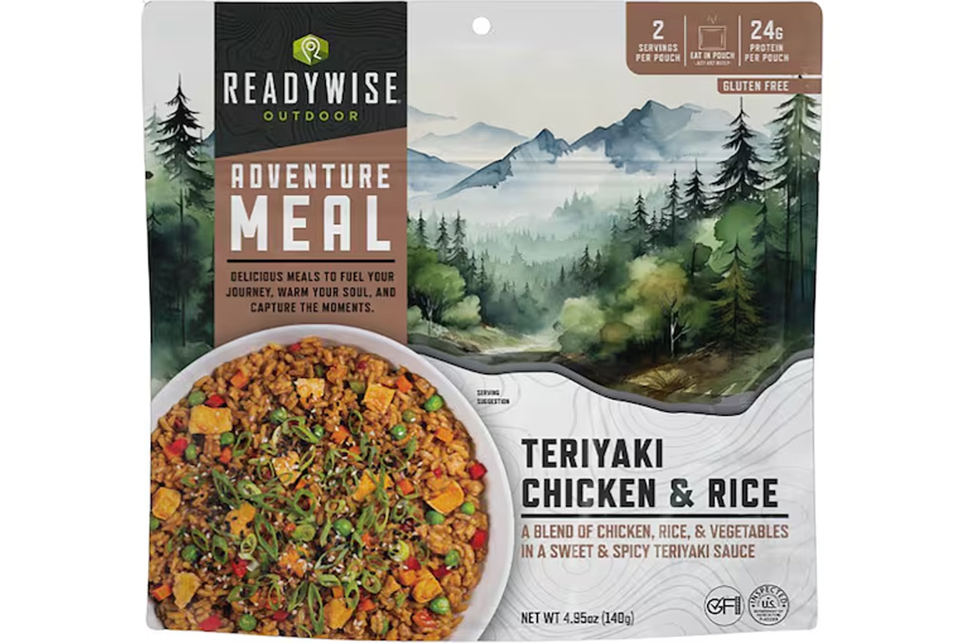 Readywise 4.95Oz Freeze Dried Teriyaki Chicken and Rice