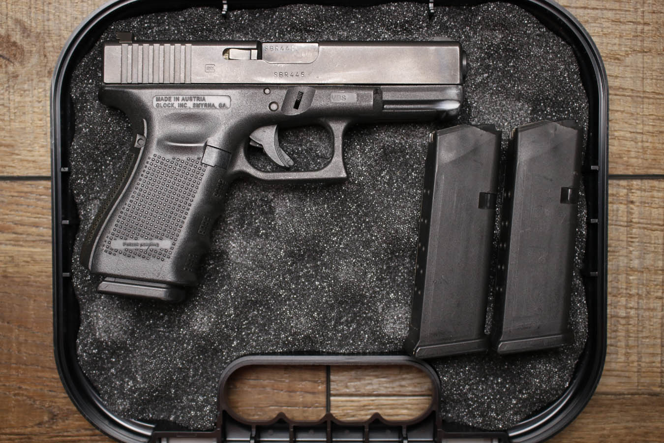 Glock 23 Gen 4 40 S&W Police Trade-In Pistol with Three Magazines and Box