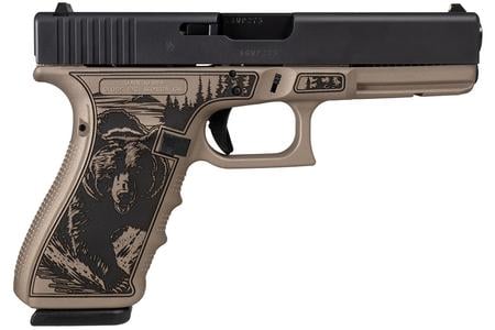 20 GEN4 10MM BLACK SLIDE ROSE GOLD WITHKODIAK POLYMER FRAME