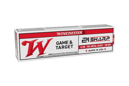 Winchester 21 Sharp 37 Grain Full Metal Jacket USA 100/Box