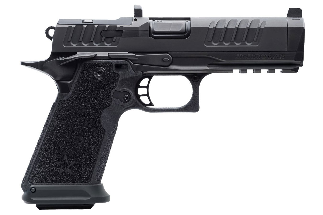 No. 30 Best Selling: STACCATO PREFERRED HD DUTY 9 MM 4.5 IN DLC BARREL TRIJICON NIGHT SIGHT 3 MAGS