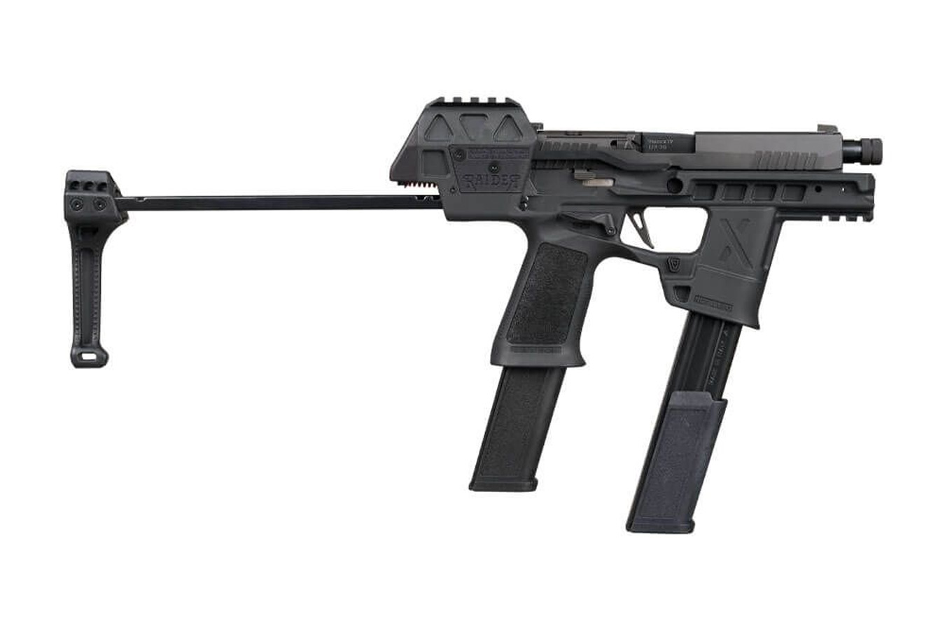 Sig Sauer P320-FLUX Tacops 9mm Pistol with Rapid Deploying Stabilizing Brace and Four Total Magazines