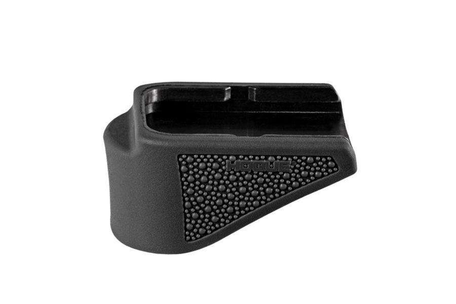 Hogue Overmolded Glock 26 Rubber Grip Extension Base Pad for 10 Round Magazines, Black