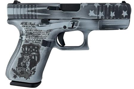 GLOCK GLOCK 19 GEN5 9MM 4.02 BBL (3)15RD WE WANT YOU GRAY