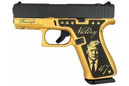 GLOCK 43X MOS 9MM 3.41 BBL (2)10RD GOLDEN AGE TRUMP