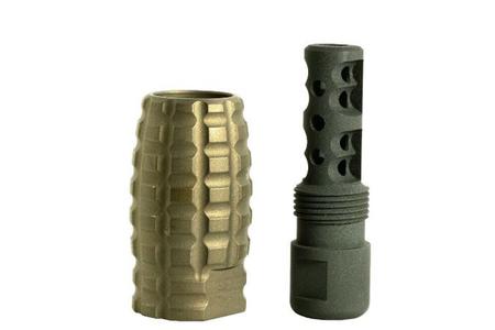 223 MUZZLE BRAKE BLAST CAN COMBO BURNT BRONZE  