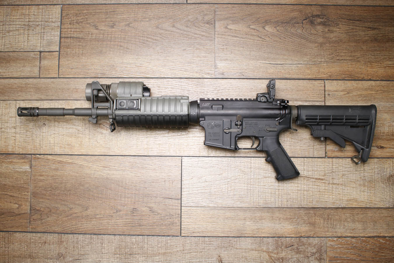 Colt M4 5.56mm NFA Police Trade-In Rifle with Flashlight (No Magazine)