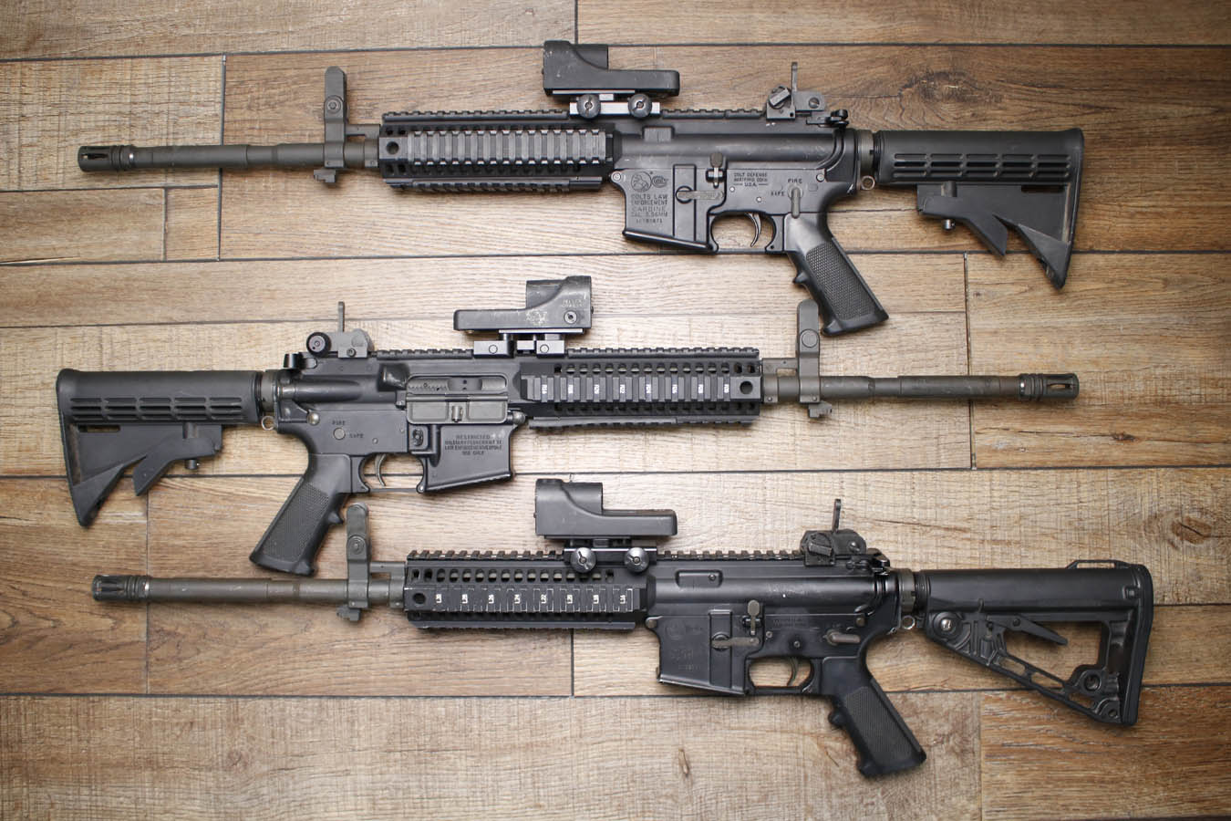 Colt LE6940 5.56mm Police Trade-In Rifles with Trijicon ACOG Reflex Sight (No Magazine)