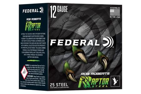 12GA 3IN 1 3/8OZ 1400FPS #2 RAPTOR STEEL