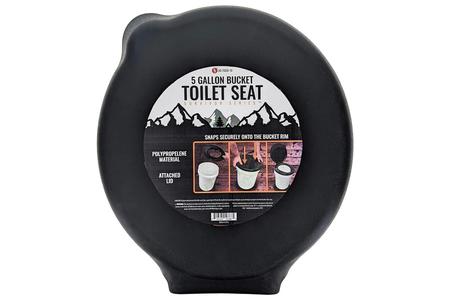 PLASTIC TOILET SEAT FOR 5 GALLON BUCKET