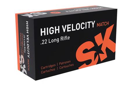 Sk .22 Long Rifle 40 Grain High Velocity Match Rimfire Ammunition 500/Box