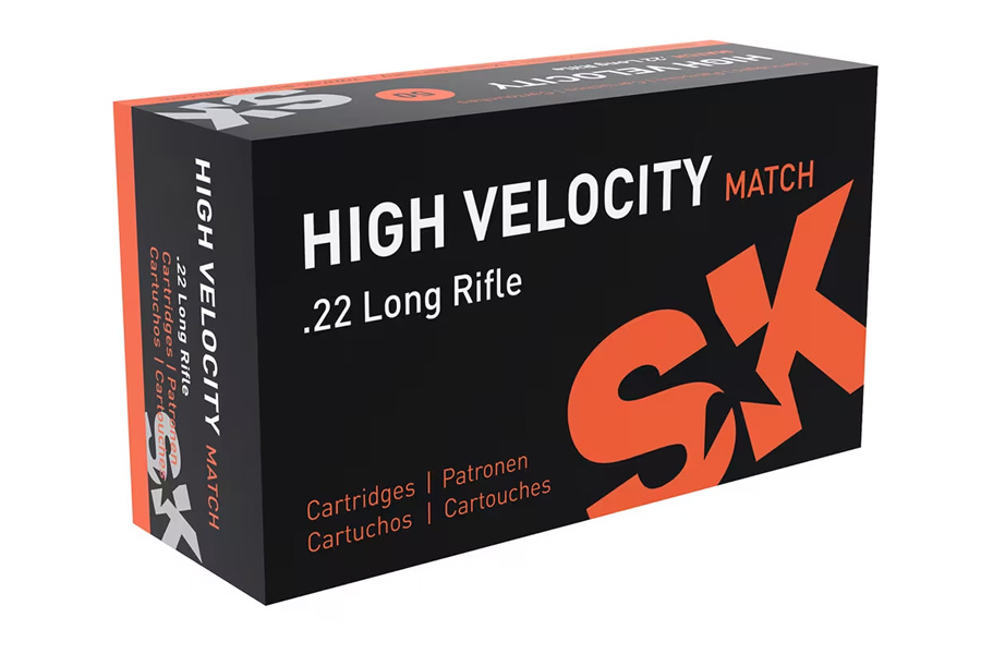 Sk .22 Long Rifle 40 Grain High Velocity Match Rimfire Ammunition 500/Box