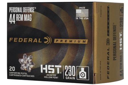 Federal 44 Rem Mag 230 gr JHP Personal Defense HST 20/Box