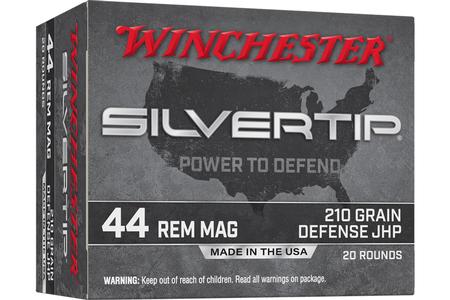 Winchester 44 Reminton Magnum 210 gr JHP Silvertip 20/Box