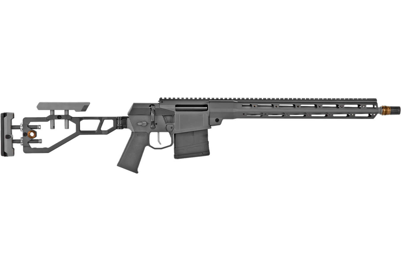 Q The Fix 6.5 Creedmoor Bolt-Action Rifle with 16 Inch Barrel and Cherry Bomb Muzzle