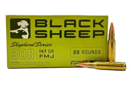 Black Sheep 308 Winchester 147 Grain FMJ Shepherd Series 20/Box