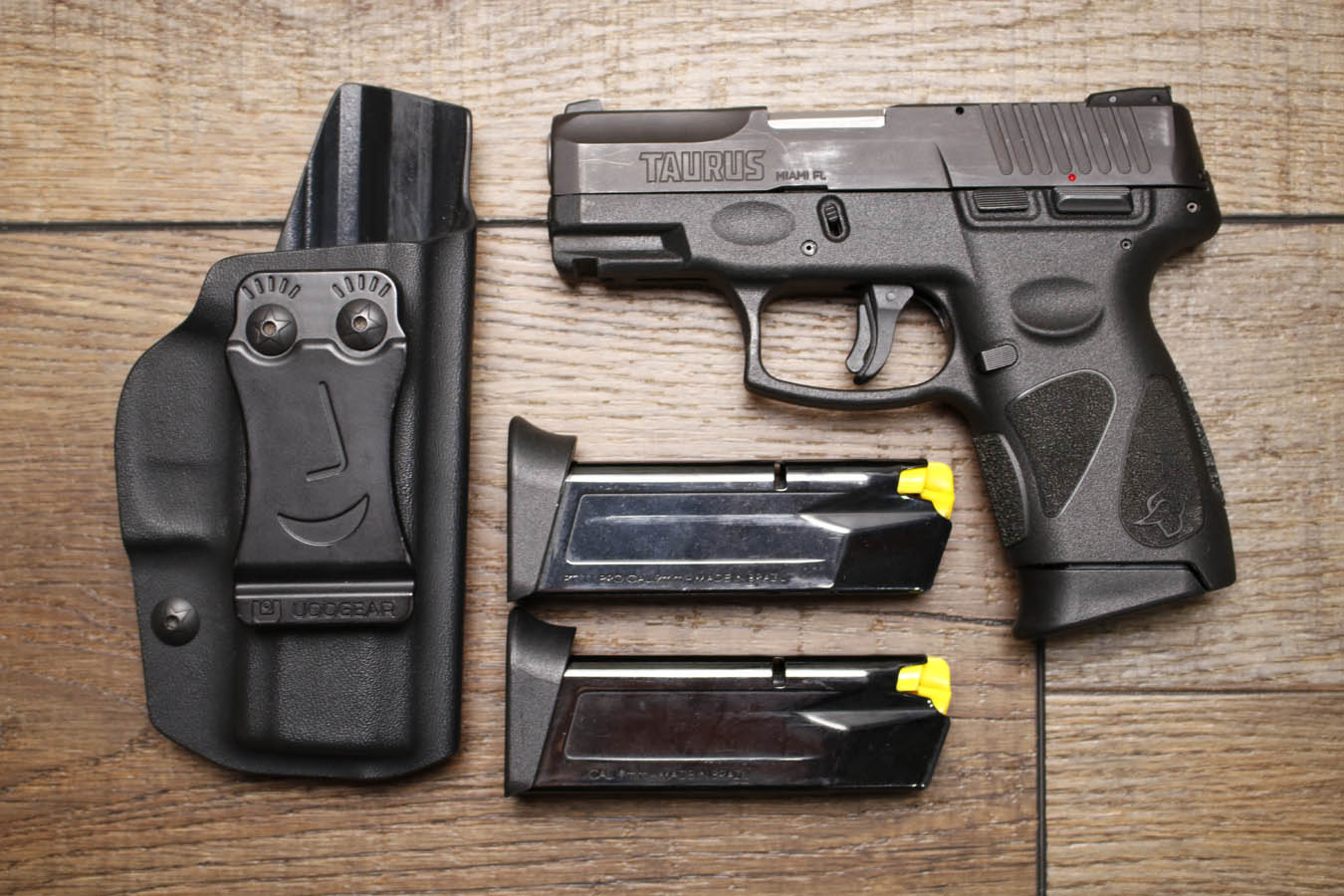 Taurus G2C 9mm Police Trade-In Pistol with Holster and Three Magazines