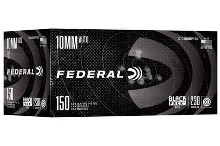 10MM AUTO, 180 GRAIN, FULL METAL JACKET BLACK PACK