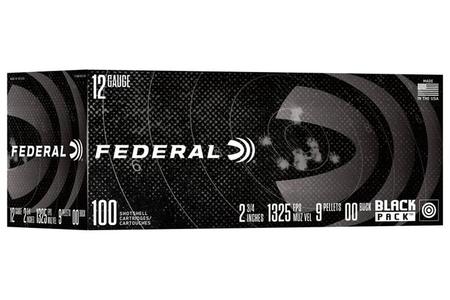Federal 12 Gauge 2-3/4in / 70mm 00Buck Shot Self Defense 100 Per Box Ammunition