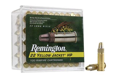 Remington 22LR 33 gr Truncated Cone Hollow Point Yellow Jacket 100/Box