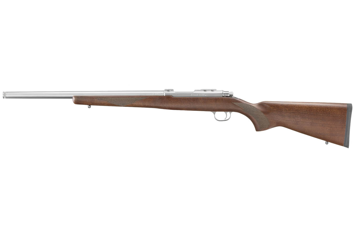 Ruger 77/17 17 WSM Bolt Action Rifle Stainless Steel Walnut