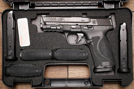 SMITH AND WESSON MP9 M2.0 9MM SBPD MARKING POLICE TRADE-IN (VERY GOOD) CONDITION