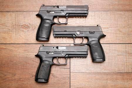 SIG SAUER P320 FULL SIZE 9MM 1 MAG NIGHT SIGHTS POLICE TRADE-IN (GOOD) CONDITION