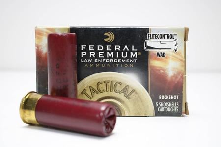 Federal 12 Gauge 00 Buck Lead Police Trade 5/Box