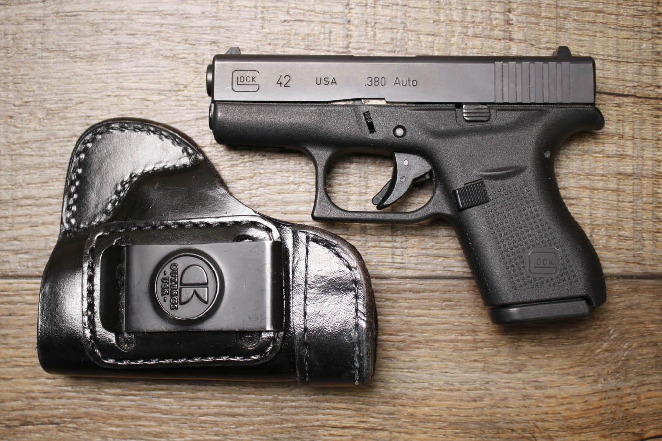 Glock 42 380 ACP Police Trade-In Pistol with Holster