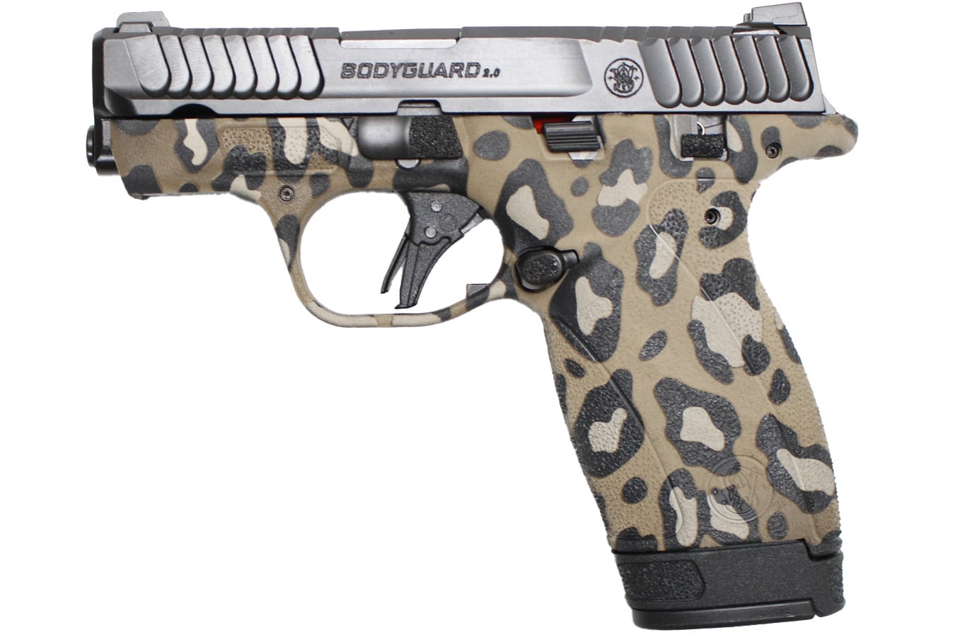 No. 40 Best Selling: SMITH AND WESSON BG 2.0 .380 ACP LEOPARD PRINT 2.75` 1X10 1X12 MAG`