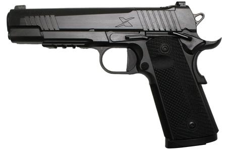1911 45ACP STAINLESS STEEL BLACK  5` BARREL