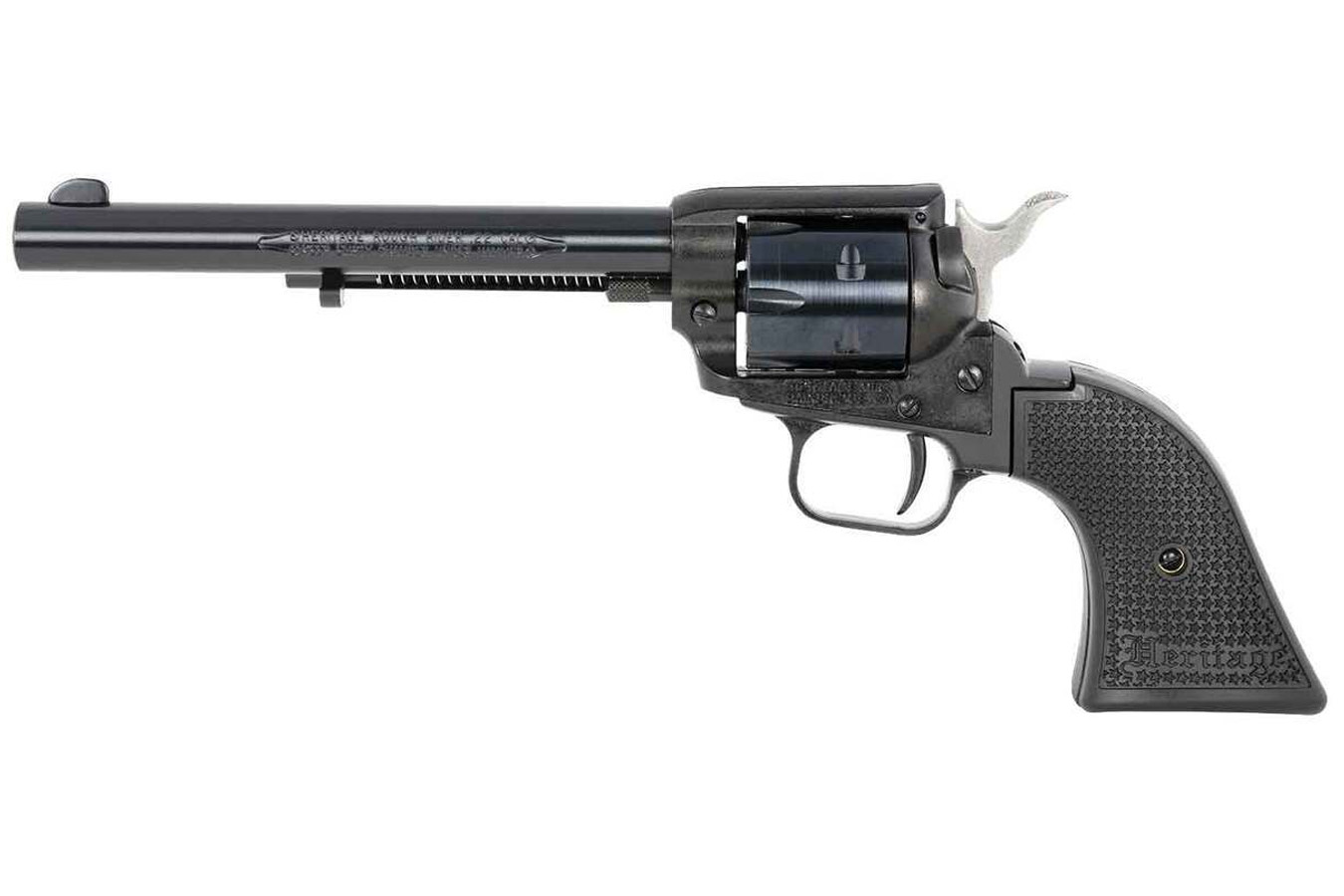 No. 1 Best Selling: HERITAGE ROUGH RIDER 22CAL 6.5 BARREL 6ROUNDS POLY GRIP