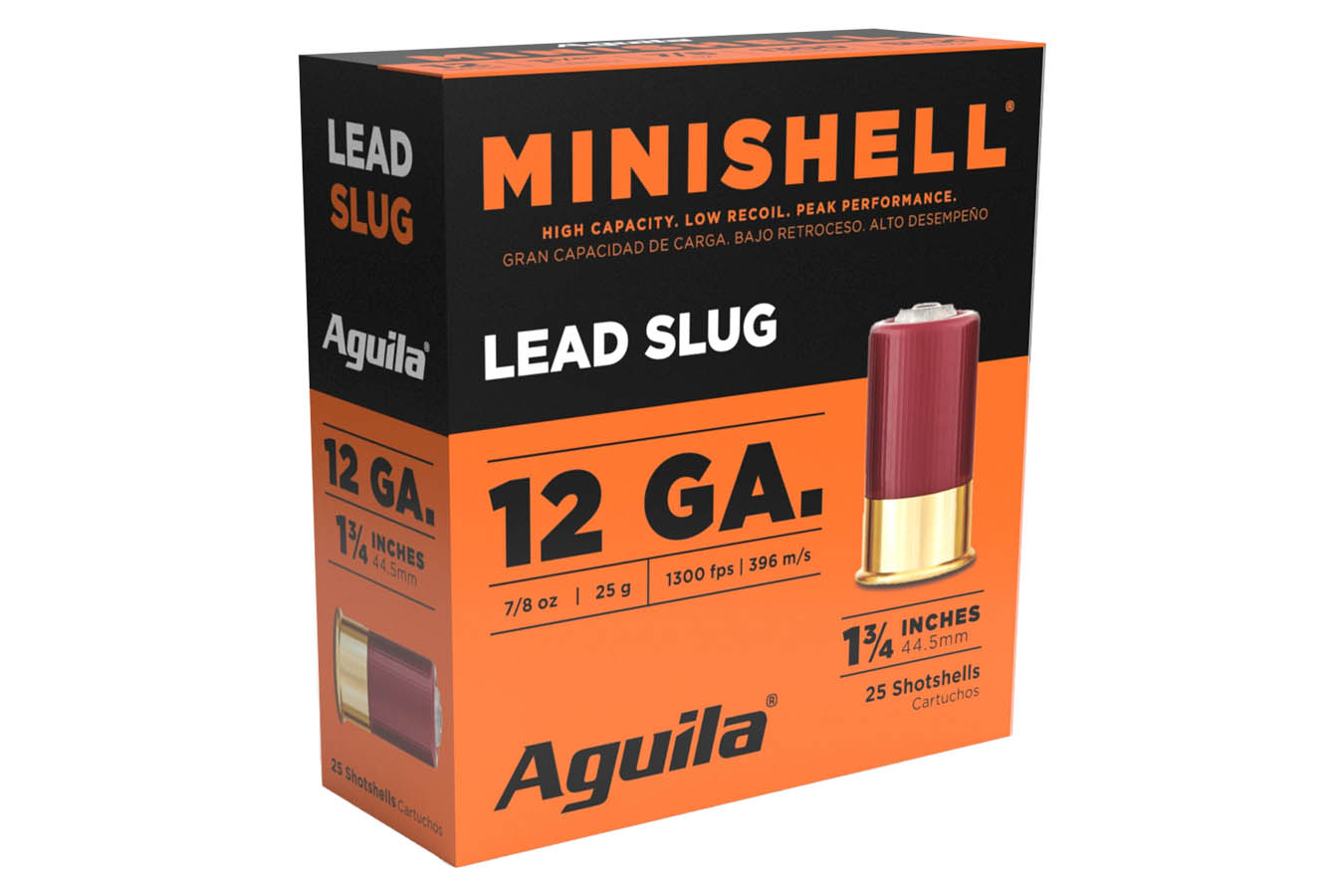 Aguila 12 Gauge 1-3/4 7/8 oz Minishell Led Slugs 25/Box
