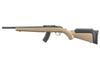RUGER AMERICAN 22 WMR FDE STOCK THREADED BARREL