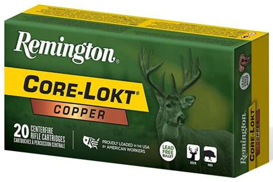 Remington 360 Buckhammer 160 Gr Core-Lokt Copper HP 20/Box
