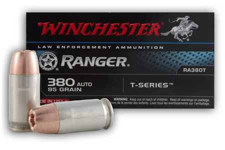 380 AUTO 95 GR JHP T-SERIES RANGER