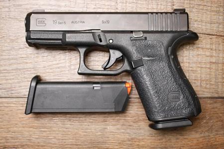 GLOCK 19GEN5 9MM STIPPLED POLICE TRADE-IN (GOOD) CONDITION