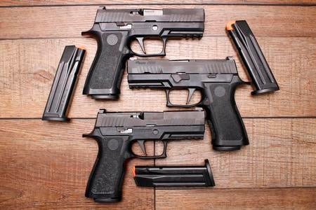 P320 X CARRY 9MM OPTICS READY POLICE TRADE-IN (VERY GOOD) CONDITION