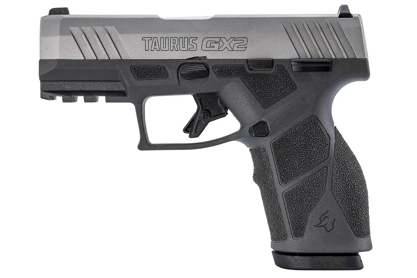 Taurus GX2 9mm Semi-Auto Pistol with Stainless Slide and Gray Frame