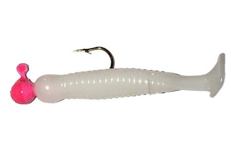 WHIP`R SHAD PINK/WHITE 3/32OZ.