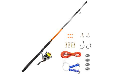 READY TACKLE CATFISH 60SZ  8`0` 2PC MEDIUM HEAVY SPINNING COMBO 
