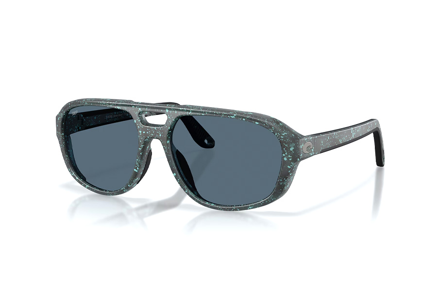 Costa Del Mar Street Heat Matte Aqua Drip with Grey Lenses