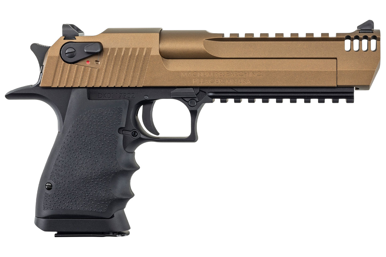 Magnum Research Desert Eagle Mark XIX L6 44 Magnum Single-Action Pistol with Burnt Bronze Cerakote Slide Finish 