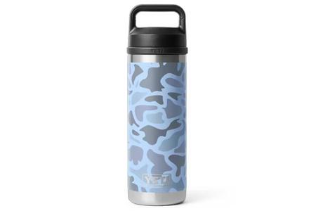 RAMBLER 18 OZ BOTTLE CHUG BLUE CAMO