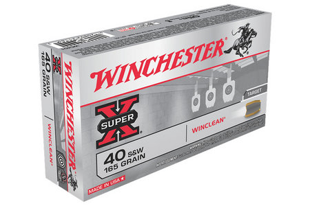 40 SW 165 GR  WINCLEAN SUPER-X